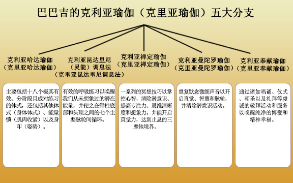 克里亚瑜伽的 5 个分支（阶段）