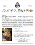 Journal du Kriya Yoga de Babaji - Volume 19 Num&eacute;ro 3 - Automne 2012